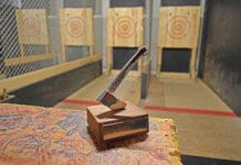 Le lancer de haches : la nouvelle activité tendance ! lancer de haches sur Roncq